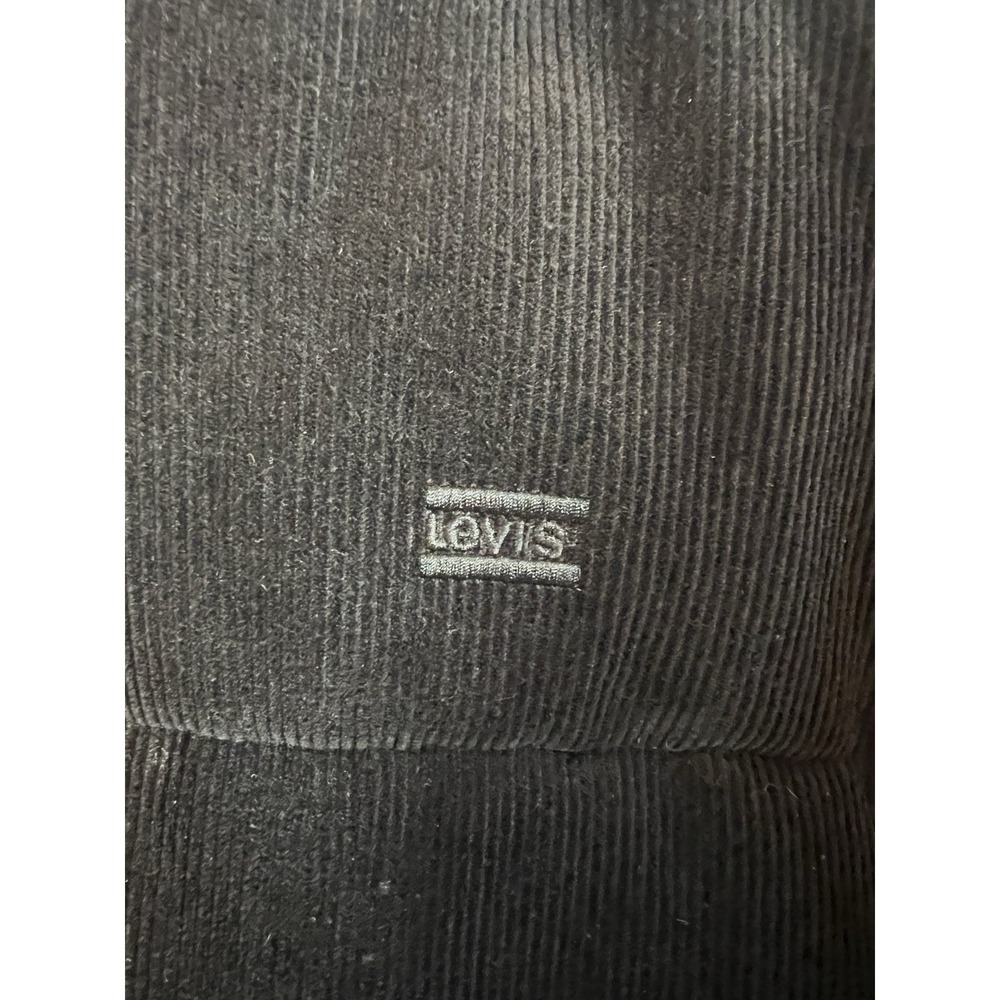 Corduroy Puffer Jacket Levis Women's Size L Insulated Coat - Picture 7 of 10